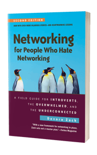 [Book Cover] Networking for People who Hate Networking by Devora Zack